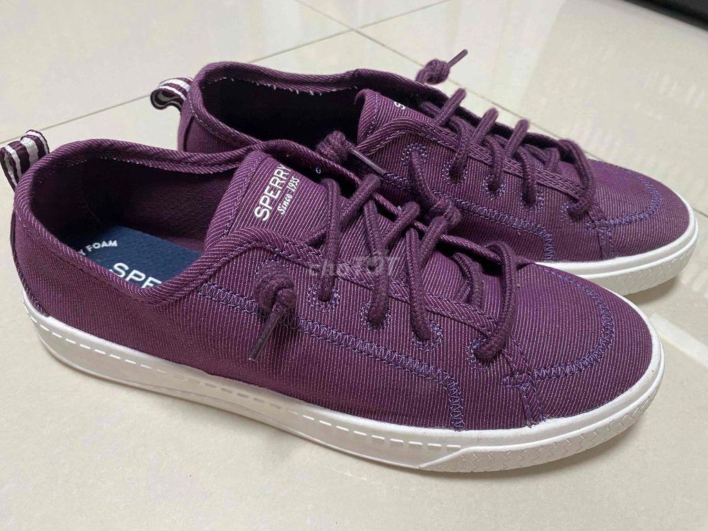 Giày thể thao Sperry Nữ Vải dệt Tím 8M. Mua bán Giày dép tại Thành phố Biên Hòa Đồng Nai được đăng bởi Thục Quang hình 1