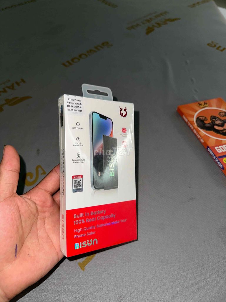Pin iPhone 12 Pro Max Bisun 4600mAh. Mua bán Phụ kiện (Màn hình, Chuột...) tại Thành phố Qui Nhơn Bình Định được đăng bởi Trường Dũ hình 1