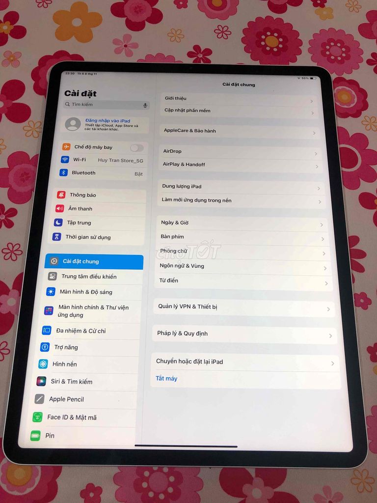 ipad pro 12.9 gen 3 2018 máy đẹp , pin thay mới