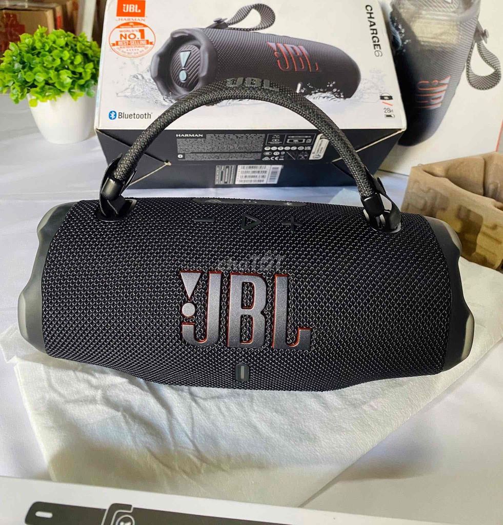 Loa Bluetooth JBL Charge 6 Đen. Mua bán Tivi, Âm thanh tại Huyện Phú Vang Thừa Thiên Huế được đăng bởi Trang  hình 1