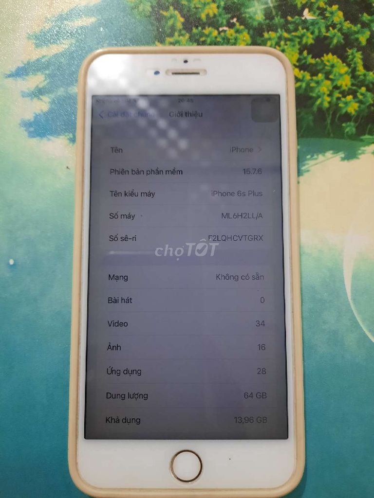 Apple iPhone 6s Plus 64GB Hồng. Mua bán Điện thoại tại Huyện Quế Võ Bắc Ninh được đăng bởi Dương Hiếu hình 1