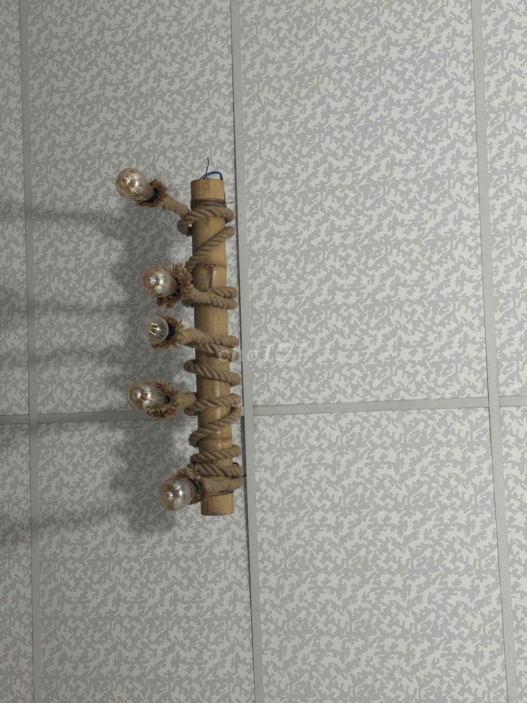 Đèn trang trí Tre Dây thừng Nâu. Mua bán Đèn tại Quận Thanh Khê Đà Nẵng được đăng bởi trương quan hình 1