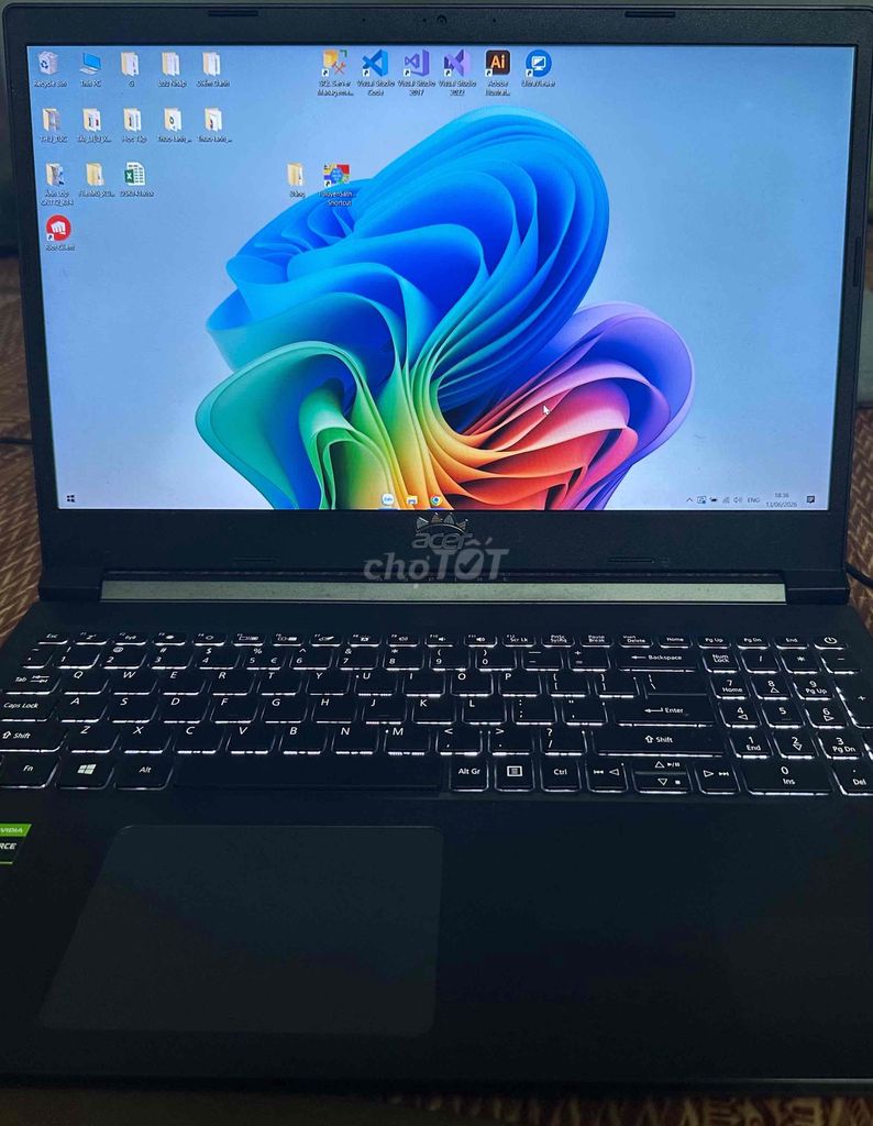 Acer Aspire A715-75G i5 GTX 1650 8GB Đen. Mua bán Laptop tại Quận Long Biên Hà Nội được đăng bởi Trần Quang Đạt hình 1