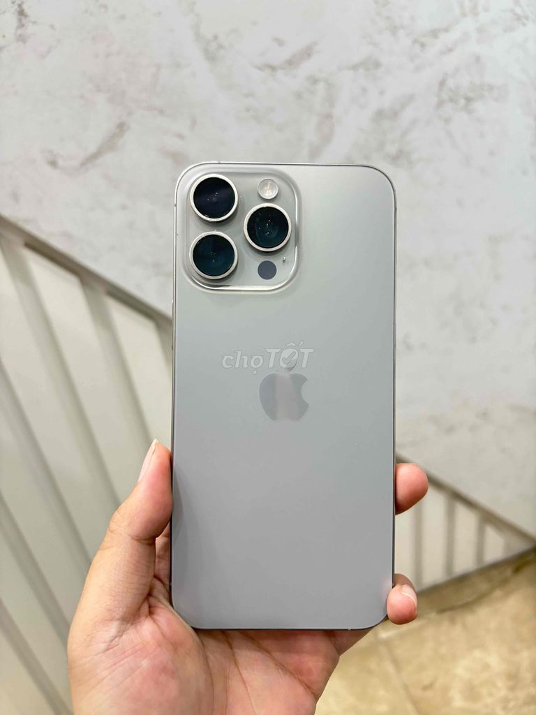 Apple iPhone 15 Pro Max 256GB Xám. Mua bán Điện thoại tại Huyện Thuỷ Nguyên Hải Phòng được đăng bởi Nhật Hạ Mobile hình 1