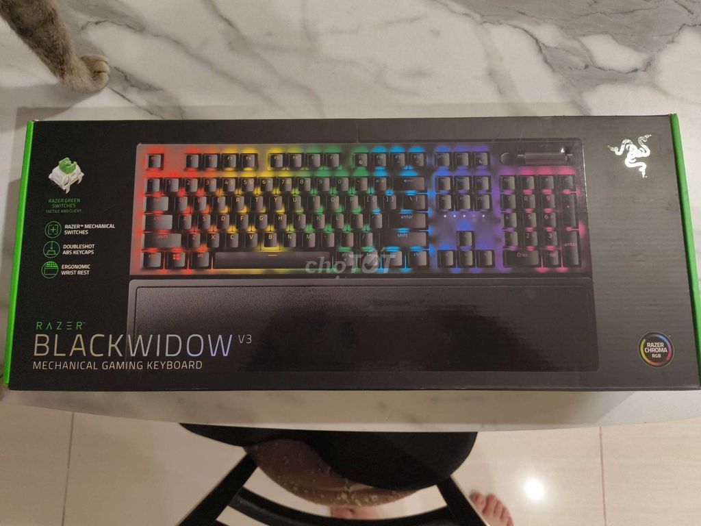 Bàn phím cơ Razer BlackWidow V3 Đen. Mua bán Phụ kiện (Màn hình, Chuột...) tại Thành phố Thủ Đức Tp Hồ Chí Minh được đăng bởi Tô Hoàng Việt hình 1