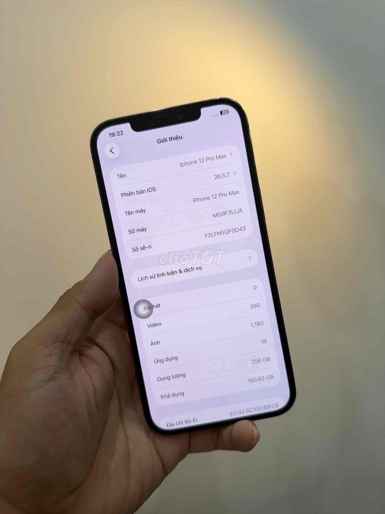 Apple iPhone 12 Pro Max 256Gb zin. Mua bán Điện thoại tại Quận Đống Đa Hà Nội được đăng bởi Ng Hoang Anh hình 1
