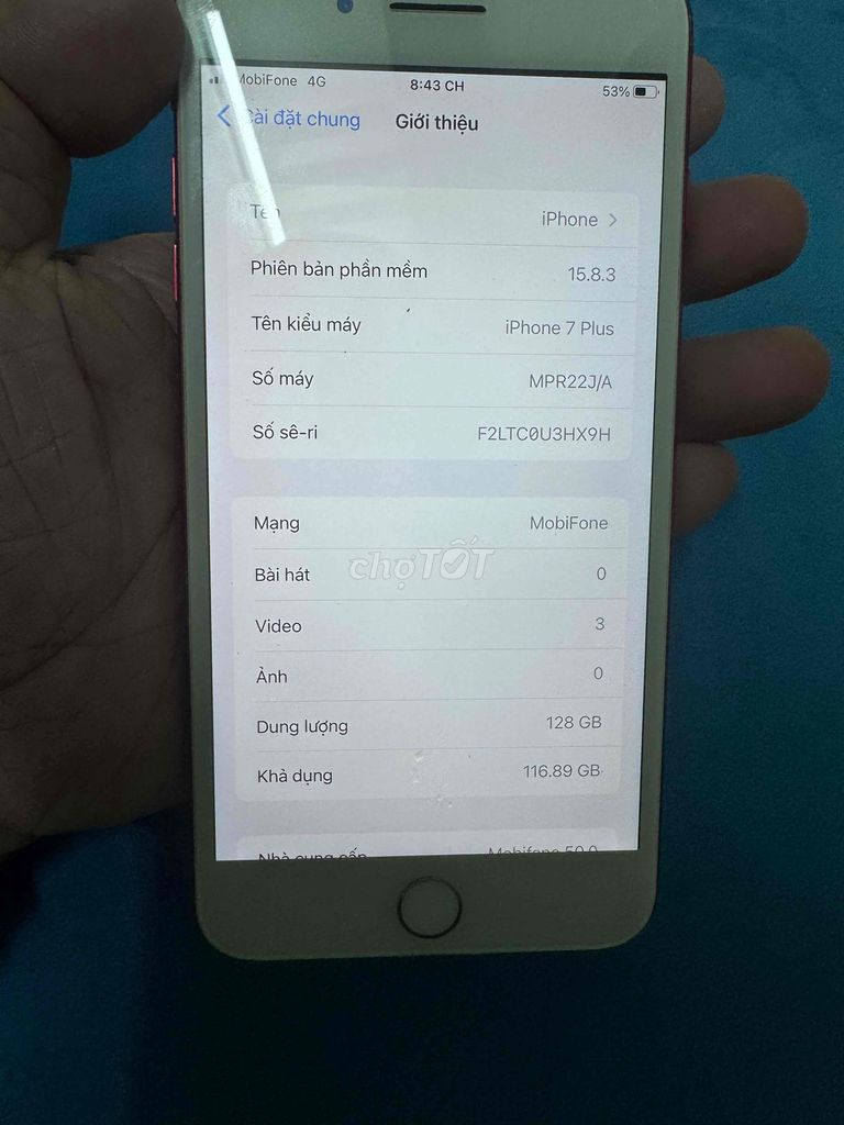 IPHONE 7 PLUS 128GB FULL CHỨC NĂNG