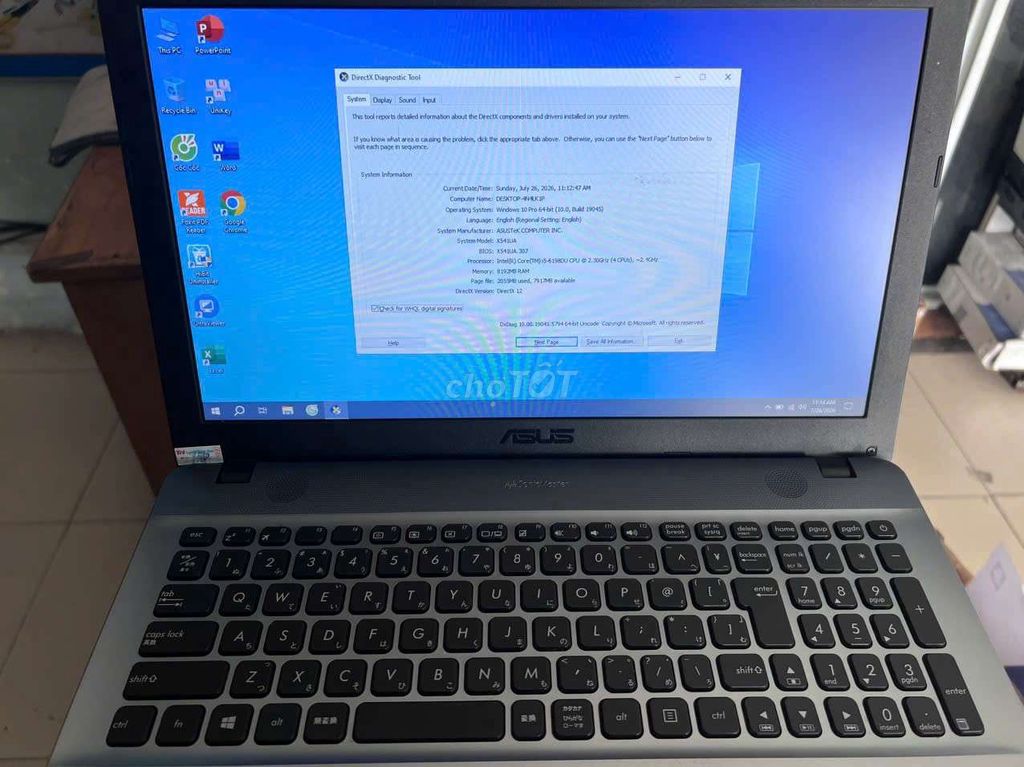 ASUS X541UA i5-6198DU 8GB Like New. Mua bán Laptop tại Thành phố Dĩ An Bình Dương được đăng bởi Mạnh Tùng hình 1