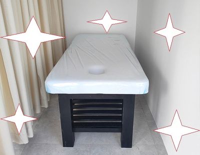 Thanh lý giường spa, giường massage khung gỗ 99%