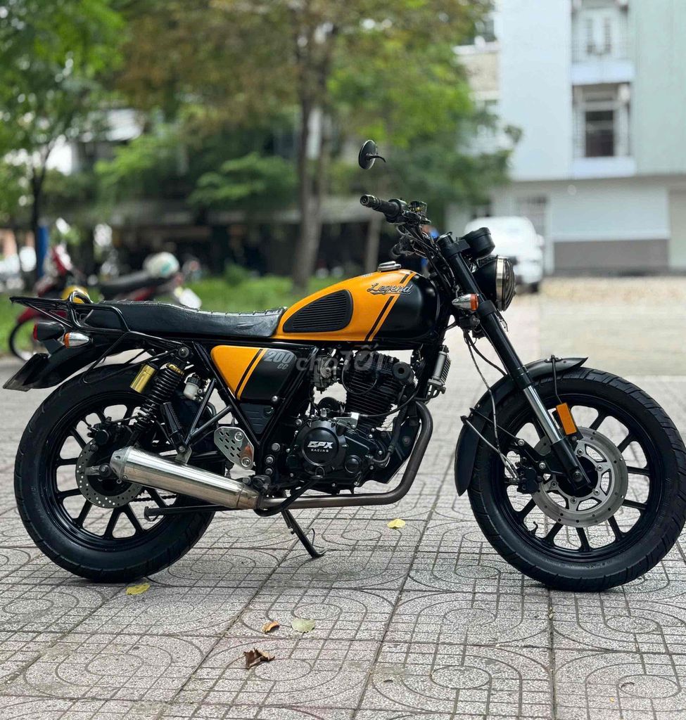 GPX Legend 200 2020 желтый черный 35000 км номер Сайгона 9 владельцев