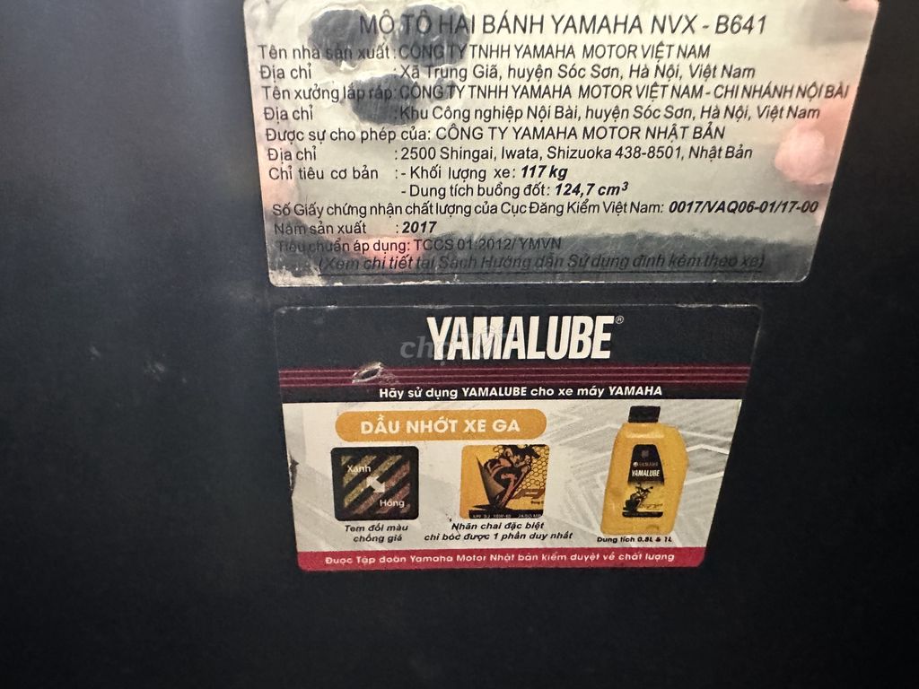 Yamaha Nvx 125 đk 2018