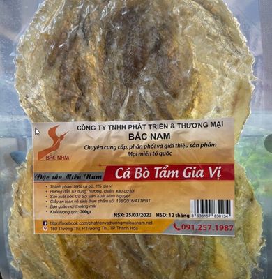 CÁ BÒ TẨM GIA VỊ - 200GR - ĐẶC SẢN BẮC NAM. Mua bán Đồ ăn, thực phẩm và các loại khác tại Quận Hoàng Mai Hà Nội được đăng bởi Siêu thị Anh Tú 88