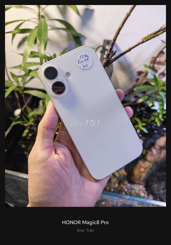 16 128g bản sim vật lý. Mua bán Điện thoại tại Thành phố Nha Trang Khánh Hòa được đăng bởi Khai Trần hình 1