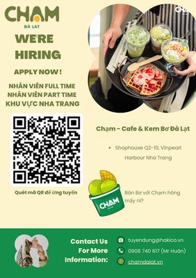  Chạm Cafe & Kem Bơ Đà Lạt 