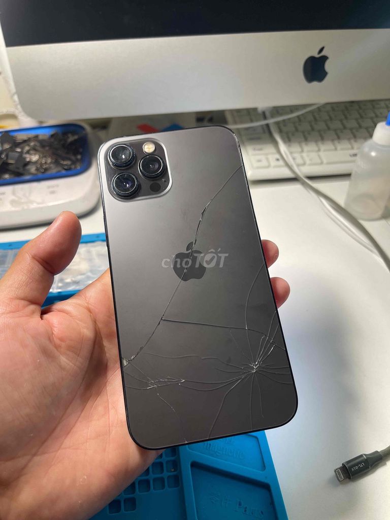 iPhone 12 Pro Max 128GB Xám. Mua bán Điện thoại tại Huyện Châu Thành Bến Tre được đăng bởi Thanh Huy hình 1
