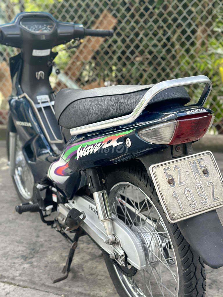 Honda Wave 110cc LD xanh SD39000km đẹp97% Bs.Tp. Mua bán Xe máy tại Quận Bình Tân Tp Hồ Chí Minh được đăng bởi Anh khuê hình 5