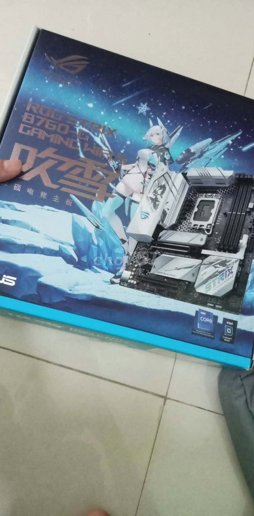 Bo mạch chủ ASUS ROG STRIX B760 DDR5 đã sử dụng. Mua bán Linh kiện (RAM, Card...) tại Huyện Hà Trung Thanh Hóa được đăng bởi đức long Lê hình 1