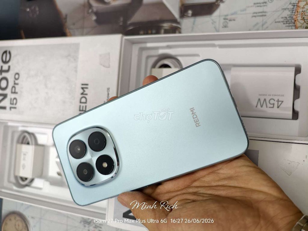 Xiaomi Redmi Note 15 Pro 5G 256GB. Mua bán Điện thoại tại Quận Hải Châu Đà Nẵng được đăng bởi MiPhone hình 1