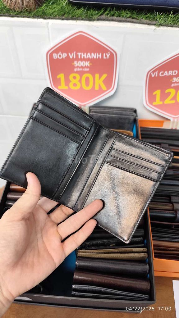 Bóp ví đứng đựng tiền nam cao cấp VN003. Mua bán Túi xách tại Huyện Hóc Môn Tp Hồ Chí Minh được đăng bởi Nguyễn Nam hình 3