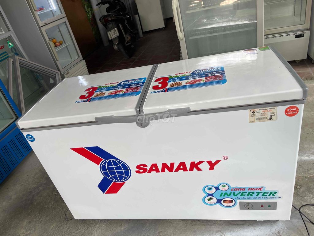 Tủ đông Sanaky 400 lít Trắng. Mua bán Tủ lạnh tại Quận Tân Phú Tp Hồ Chí Minh được đăng bởi cửa hàng thanh lý đồ cũ hình 1