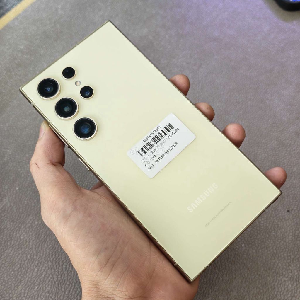 Samsung S24 Ultra 256GB Vàng gold zin áp suất. Mua bán Điện thoại tại Quận Thanh Khê Đà Nẵng được đăng bởi Vietphones Store 16 Kỳ Đồng hình 1