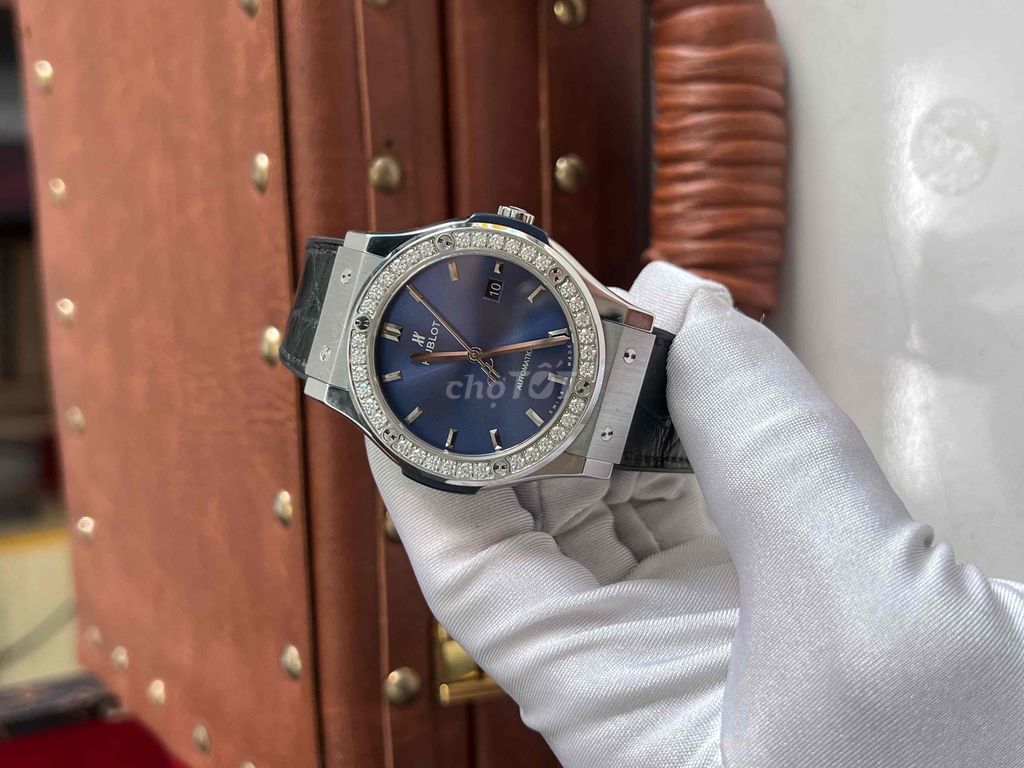 đồng hồ hb nam 42mm xanh navy