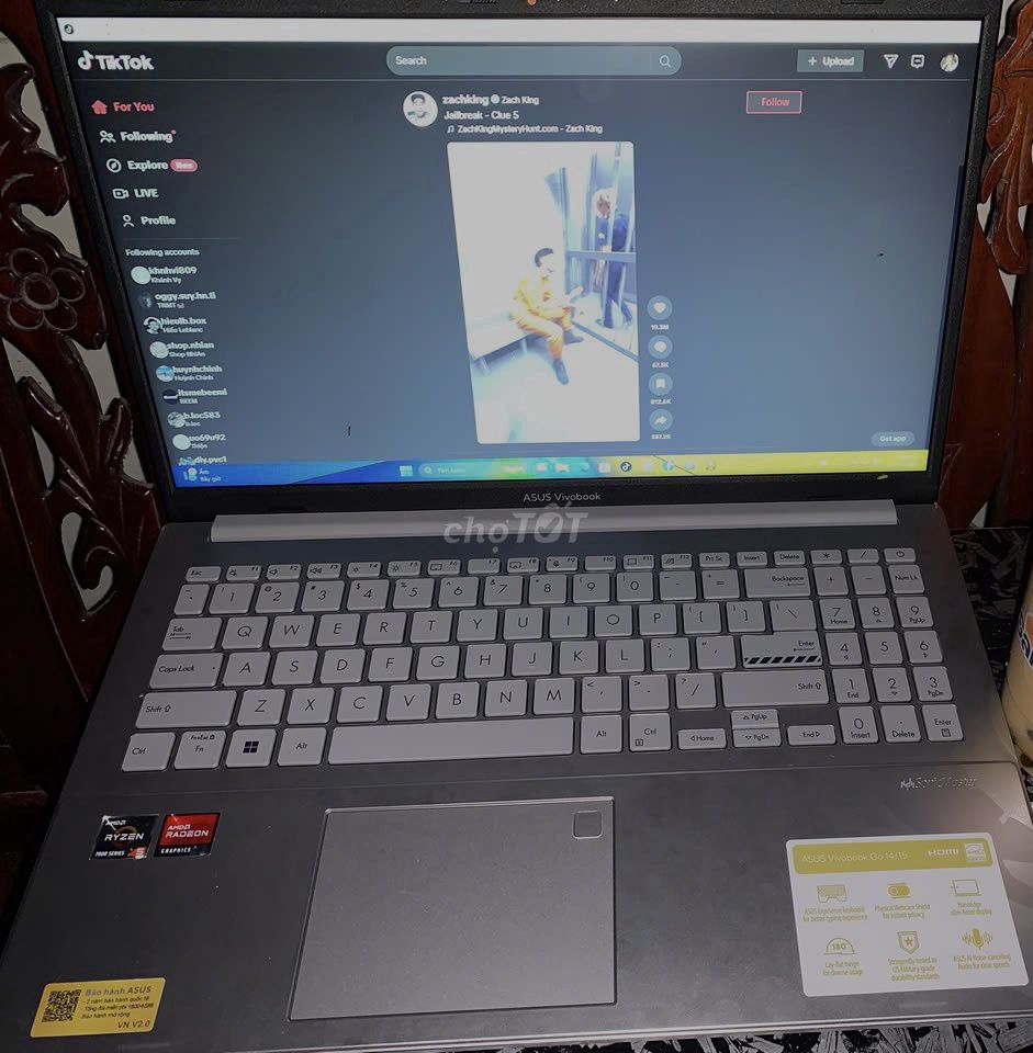 Asus Vivobook A1504 Xám. Mua bán Laptop tại Huyện Nhơn Trạch Đồng Nai được đăng bởi Minh Hieu hình 1
