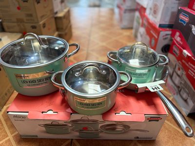 BỘ NỒI CHẢO INOX 304 ĐÁY LIỀN SUNHOUSE MAMA SHG809.. Mua bán Dụng cụ nhà bếp tại Huyện Bình Chánh Tp Hồ Chí Minh được đăng bởi GIA PHÁT ĐIỆN MÁY SỈ LẺ hình 1