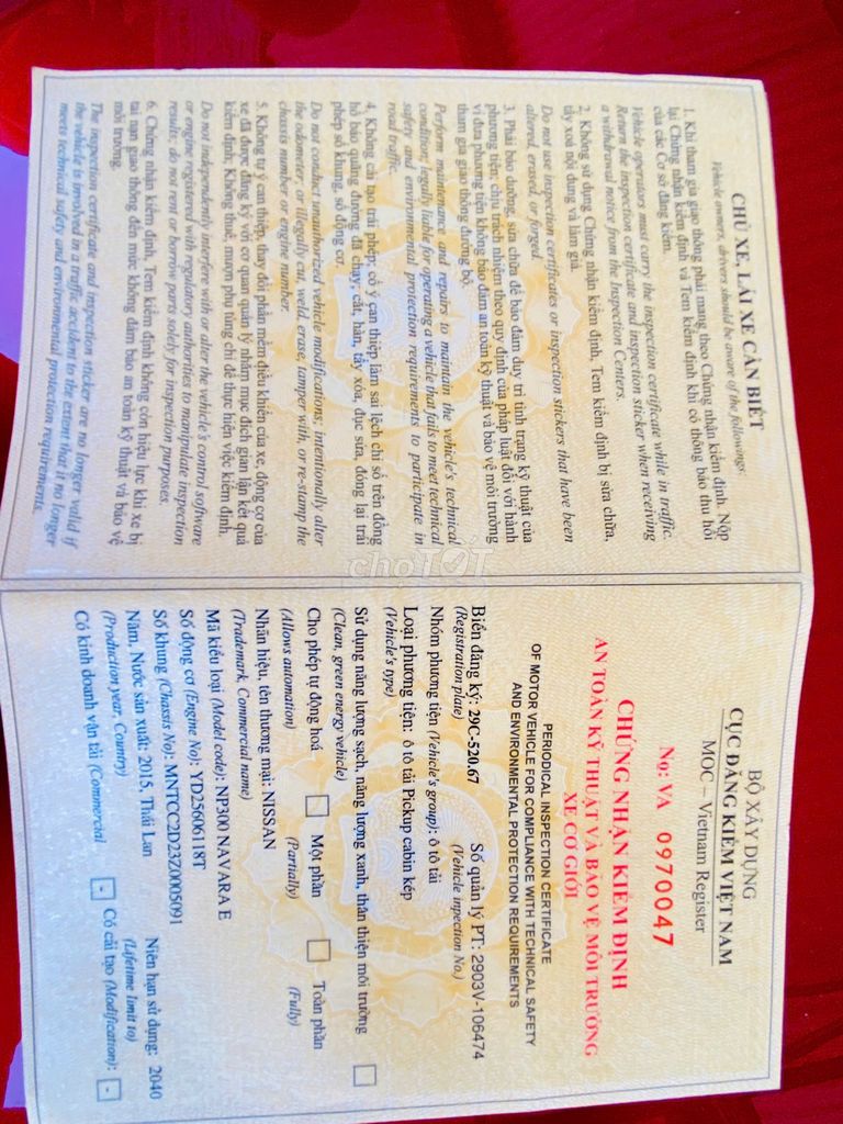 Nissan Navara 2015  - 0 km. Mua bán Ô tô tại Quận Đống Đa Hà Nội được đăng bởi TRẦN THỊ LÊ DUYÊN hình 10