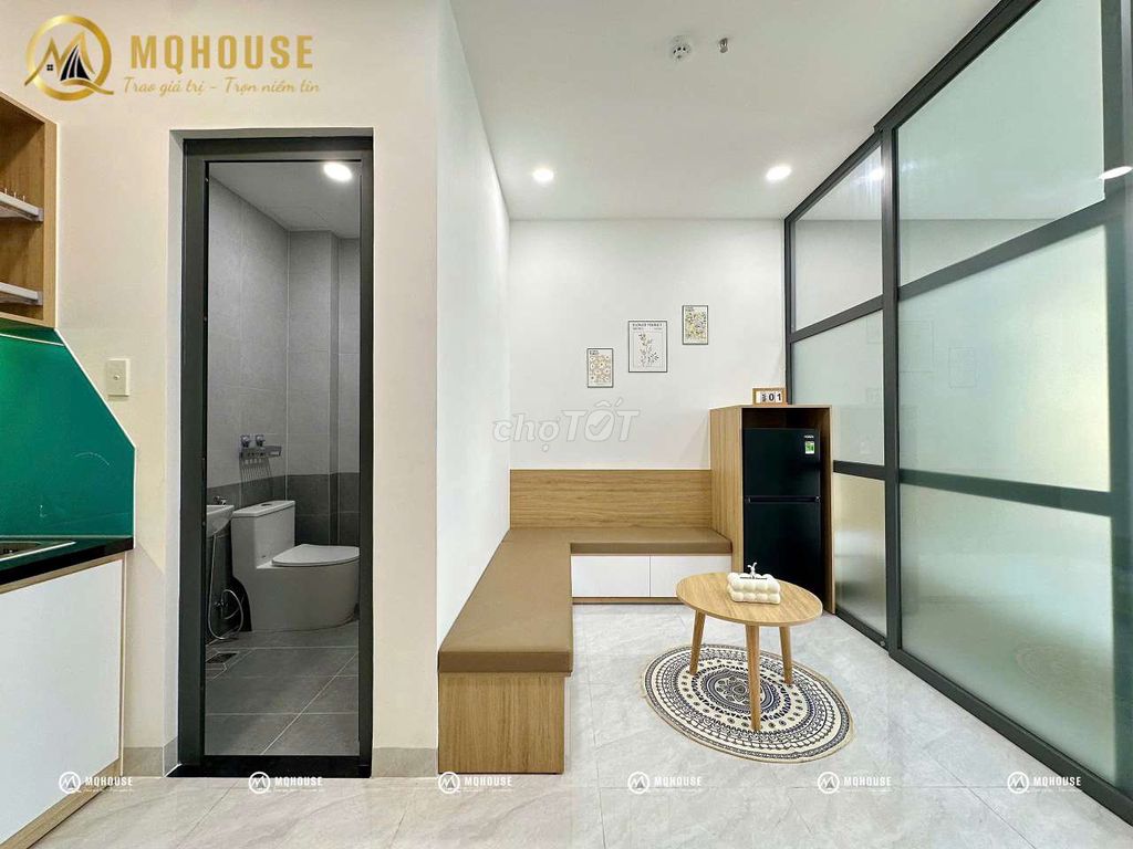 Студия с отдельной кухней | полная мебель | рядом AEON Tân Phú