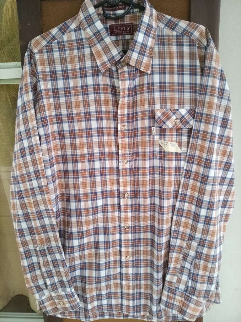 Áo sơ mi Levis Nam Cotton L Mỹ. Mua bán Quần áo tại Huyện Vũng Liêm Vĩnh Long được đăng bởi shop thập cẩm  hình 1