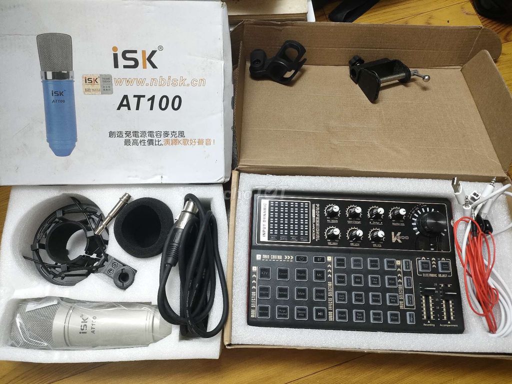 Sound card micro ISK AT100 K300. Mua bán Tivi, Âm thanh tại Quận Bình Thạnh Tp Hồ Chí Minh được đăng bởi  Phương hình 1