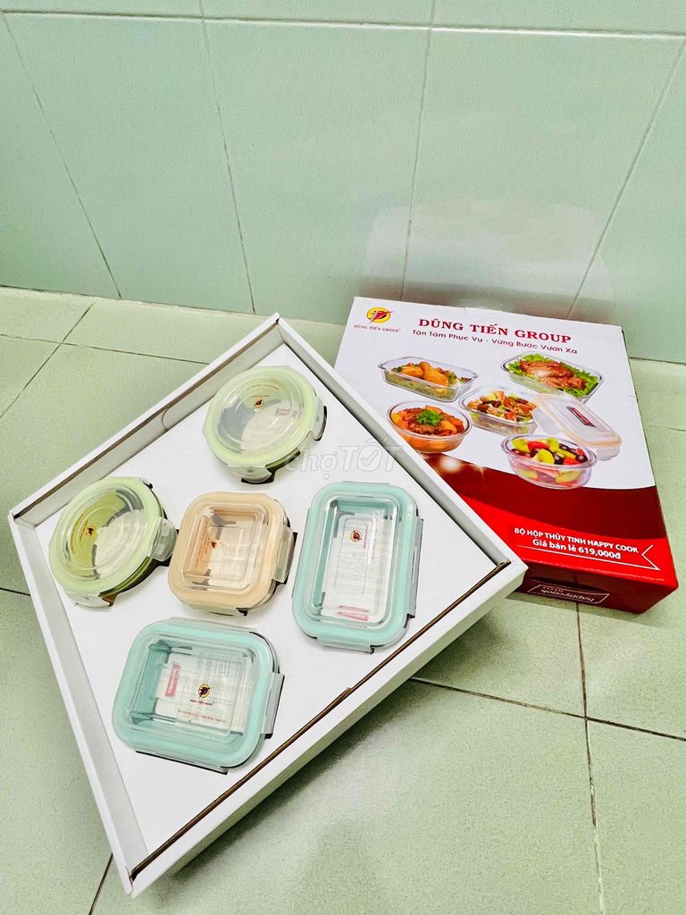 Hộp đựng thực phẩm Happy Cook Thủy tinh Mới. Mua bán Dụng cụ nhà bếp tại Quận Tân Phú Tp Hồ Chí Minh được đăng bởi Võ Minh Kiệt hình 1