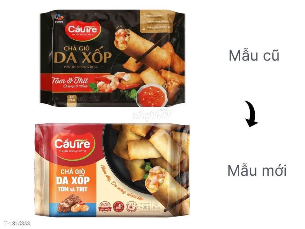 Chả Giò Da Xốp Nhân Tôm Thịt Cj Cầu Tre 400g SỈ LẺ. Mua bán Đồ ăn, thực phẩm và các loại khác tại Quận 11 Tp Hồ Chí Minh được đăng bởi Siêu thị Anh Tú 88 hình 1