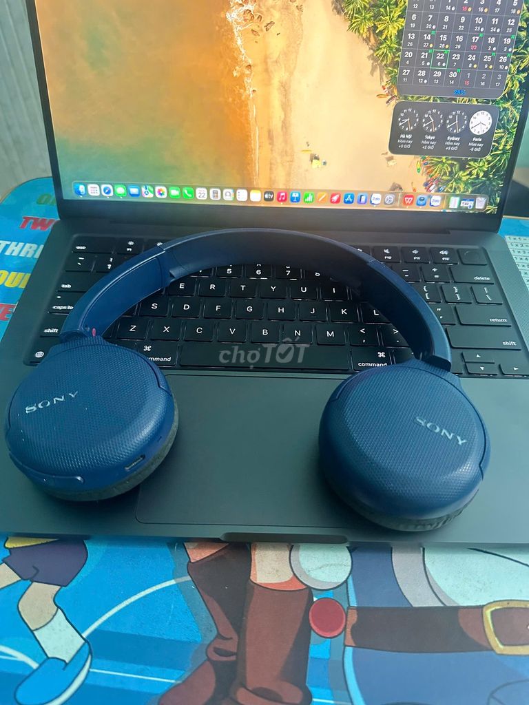Tai nghe chụp tai Sony WH-CH510 Xanh. Mua bán Tivi, Âm thanh tại Huyện Khoái Châu Hưng Yên được đăng bởi Thanh duong van hình 1