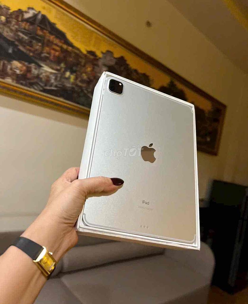 iPad Pro 12.9 inch M1 128G wifi silver pin 97% zin