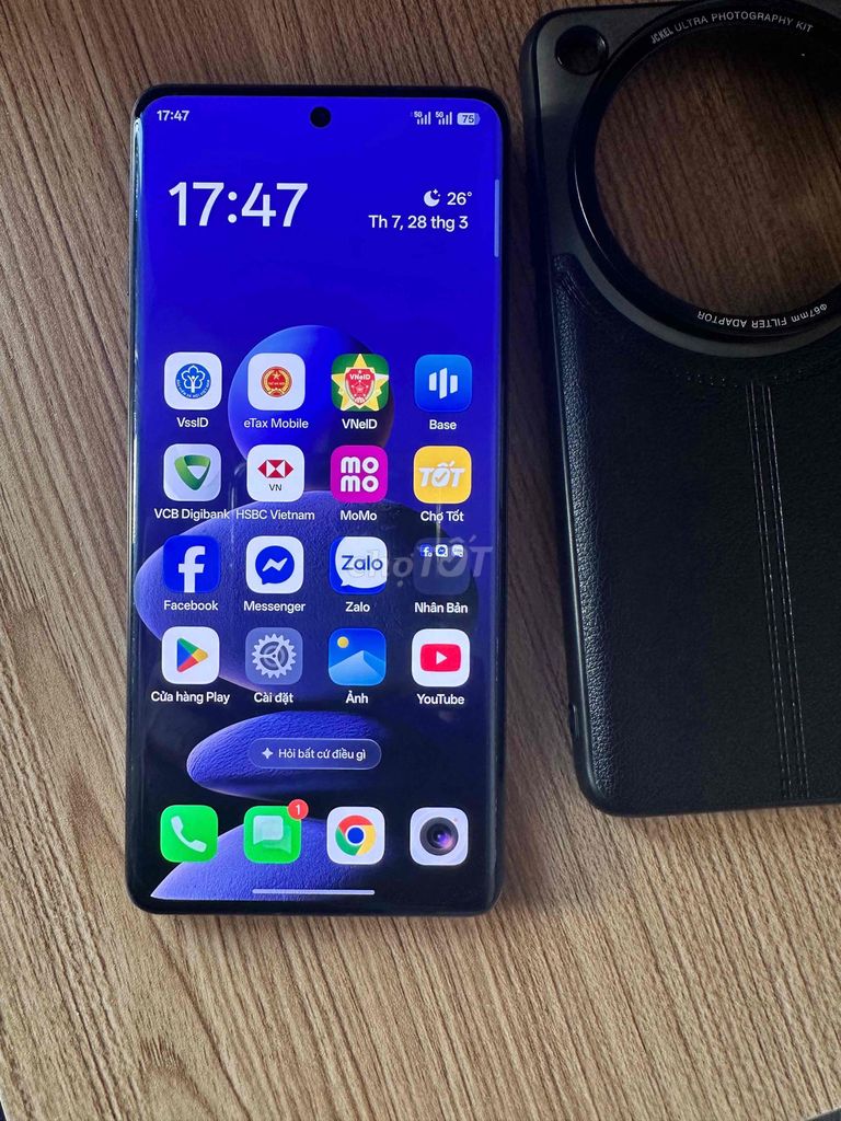 Oppo Find X7 Ultra 12/256GB Đen cận 99% pin 96%. Mua bán Điện thoại tại Thành phố Thủ Đức Tp Hồ Chí Minh được đăng bởi Lê Anh hình 1