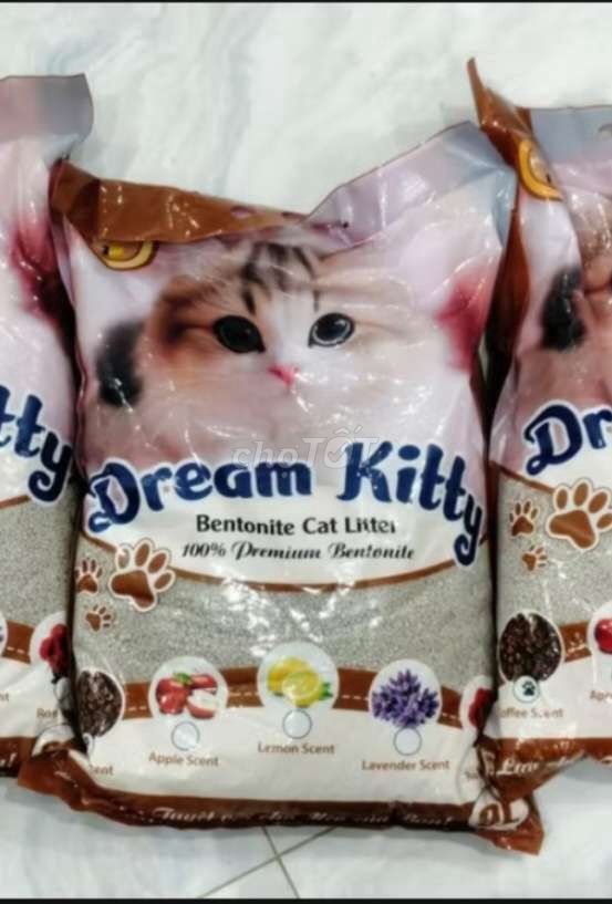 Cát vệ sinh Dream Kitty Bentonite. Mua bán Phụ kiện, Thức ăn, Dịch vụ tại Quận Thanh Xuân Hà Nội được đăng bởi Ai pít hình 1