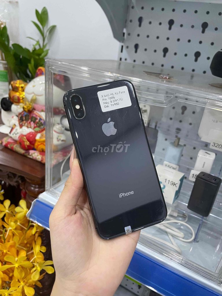 iPhone X 64GB Đen màn lô mất face. Mua bán Điện thoại tại Huyện Hóc Môn Tp Hồ Chí Minh được đăng bởi Luân Hoài hình 1