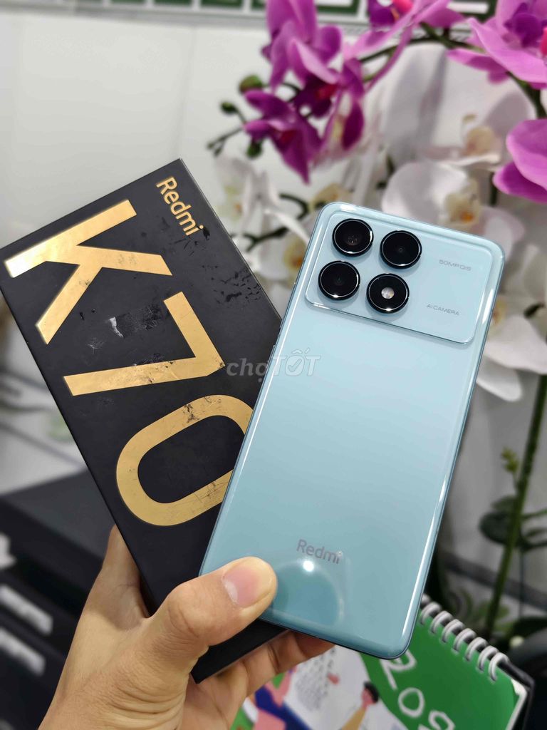 Redmi K70 5G fullbox ram12/256 pin5000 vuông đẹp