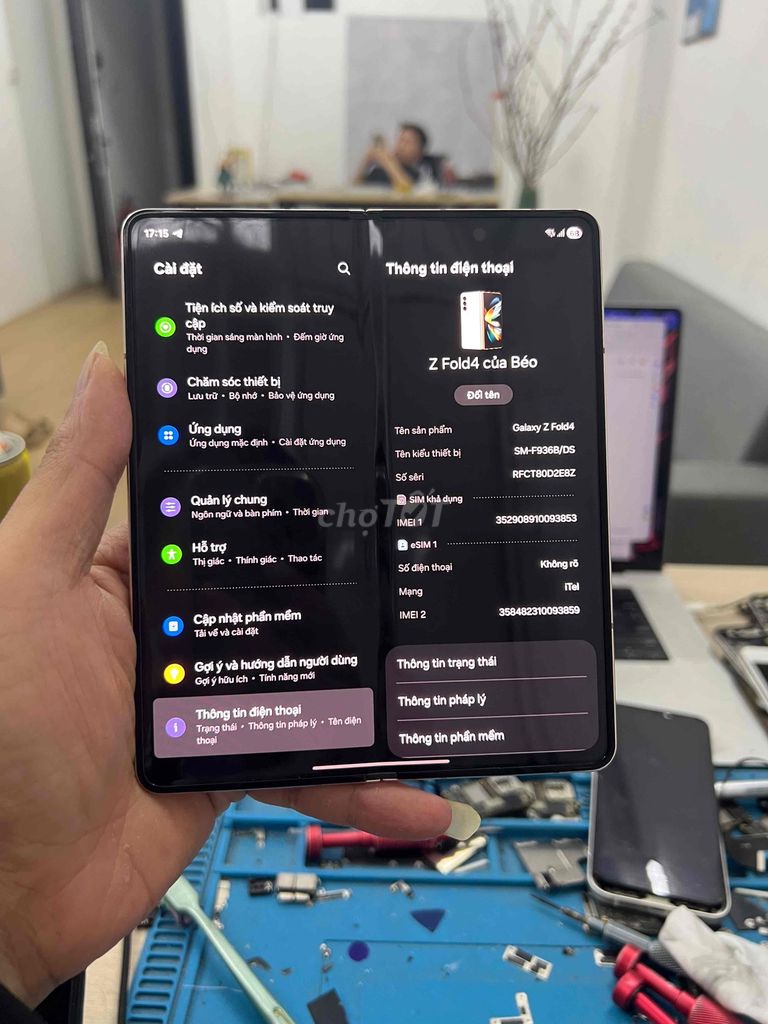 Samsung Galaxy Z Fold4 512GB Trắng. Mua bán Điện thoại tại Quận Đống Đa Hà Nội được đăng bởi Hanoimobile MTC hình 1