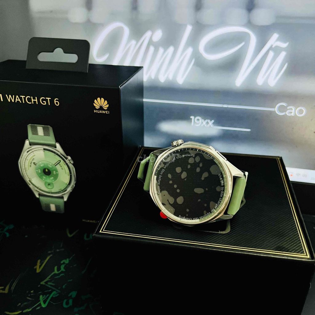 Huawei Watch GT 6 Xanh. Mua bán Thiết bị đeo thông minh tại Quận Gò Vấp Tp Hồ Chí Minh được đăng bởi Cao An Vũ hình 1
