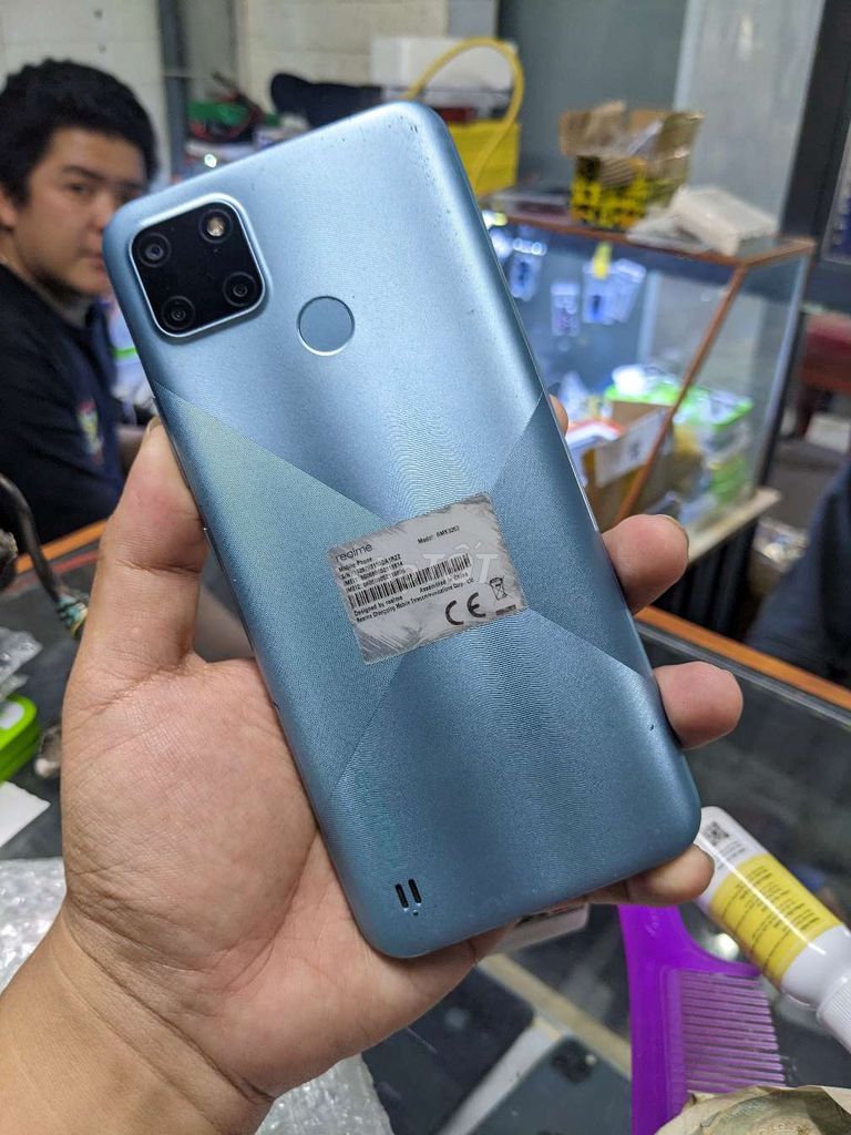 Realme C21-Y 64GB Xanh. Mua bán Điện thoại tại Thành phố Long Xuyên An Giang được đăng bởi Smartphone giá rẻ hình 1