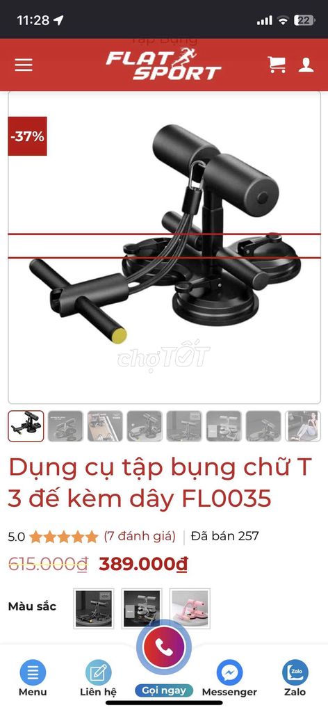 Dụng cụ tập bụng FLAT SPORT FL0035 Đen. Mua bán Đồ thể thao, Dã ngoại tại Quận Sơn Trà Đà Nẵng được đăng bởi hara hình 1