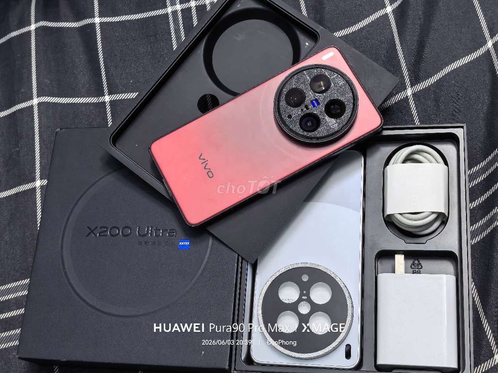 Vivo X200 Ultra 256GB Đỏ 99%. Mua bán Điện thoại tại Huyện Củ Chi Tp Hồ Chí Minh được đăng bởi Đạo Phong hình 1