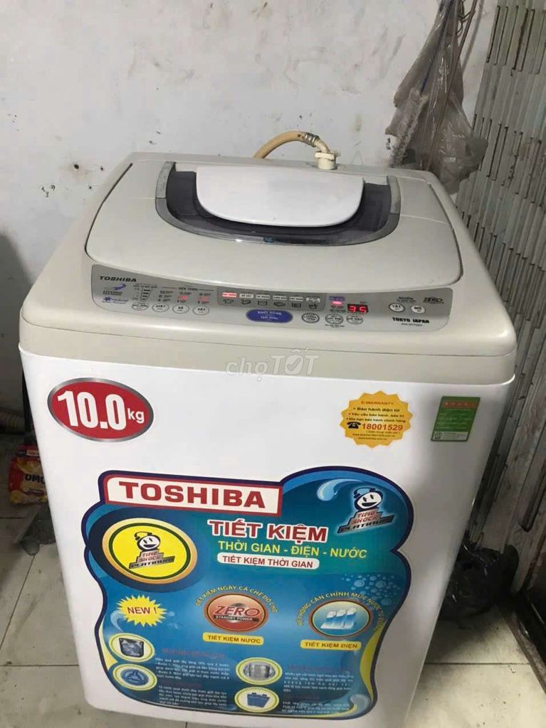 Máy giặt Toshiba 10kg don nhà bán gap. Mua bán Máy giặt tại Quận Gò Vấp Tp Hồ Chí Minh được đăng bởi Quỳnh Hoa hình 1