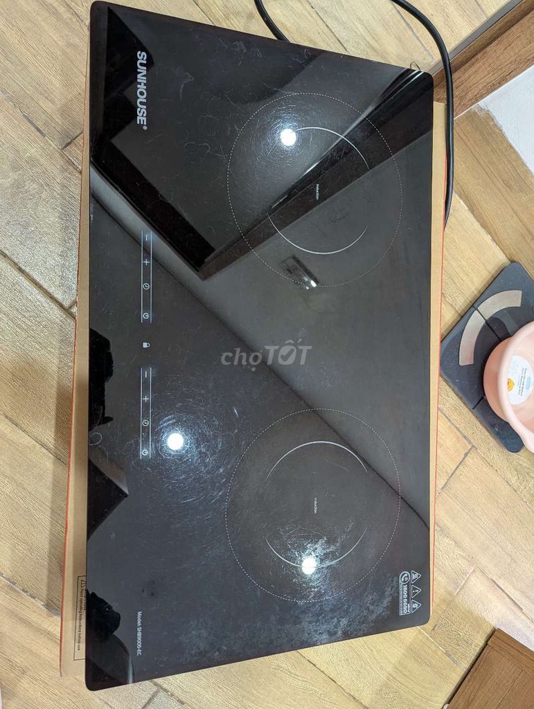 Bếp từ đôi Sunhouse SHB9005-EC Đen. Mua bán Bếp, lò, đồ điện nhà bếp tại Quận Tây Hồ Hà Nội được đăng bởi Tuấn linh hình 1