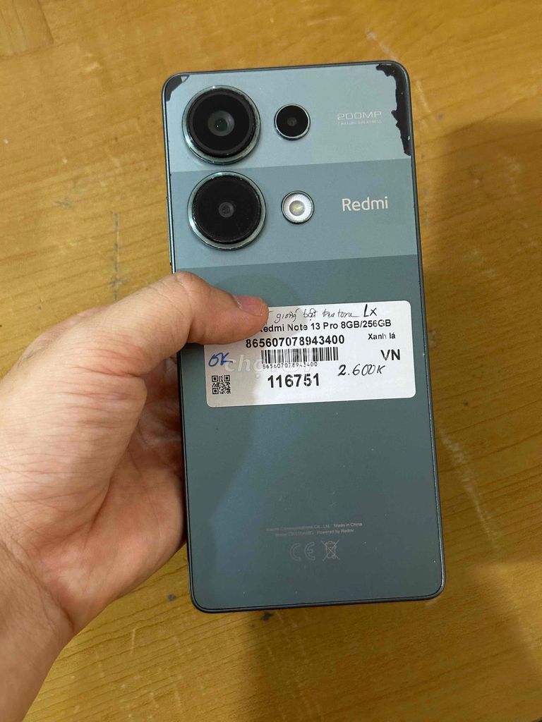 Redmi Note 13 Pro 256GB Zin Chính hãng. Mua bán Điện thoại tại Thành phố Thủ Đức Tp Hồ Chí Minh được đăng bởi Hiếu hình 1