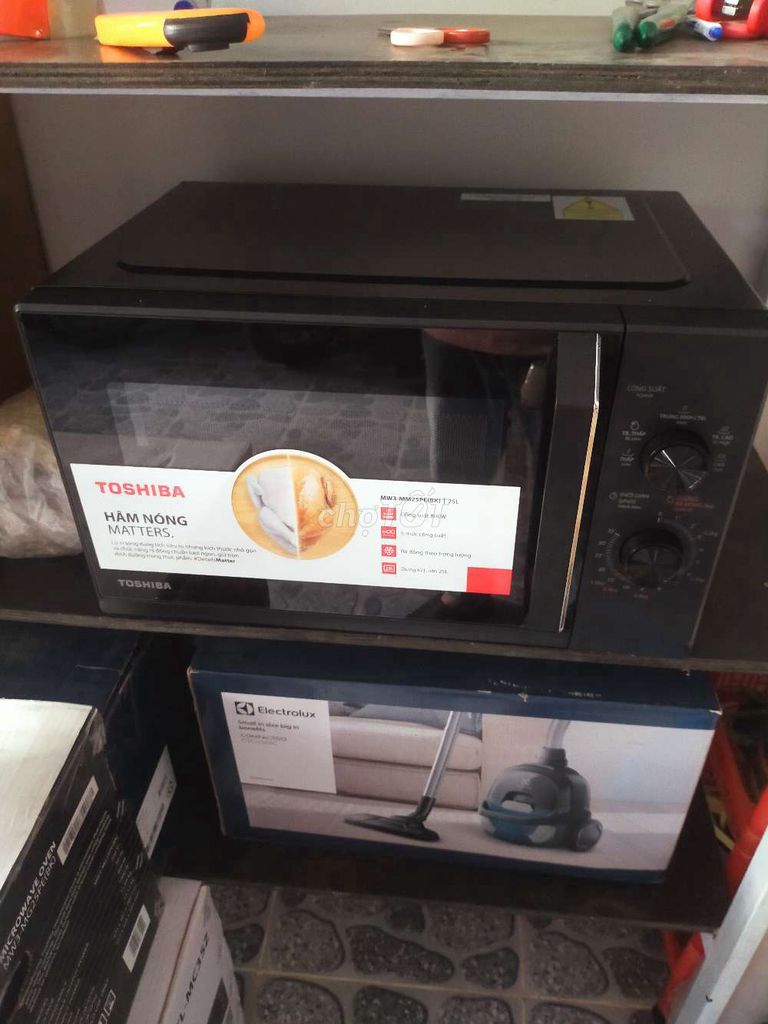 Lò vi sóng Toshiba MW2-MM25P(BK) Đen 25L. Mua bán Bếp, lò, đồ điện nhà bếp tại Quận Cẩm Lệ Đà Nẵng được đăng bởi Bùi Văn Thái  hình 1
