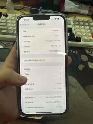 IPHONE 13 PRO MAX 128GB XANH LOCK(Có sẵn sim ghép). Mua bán Điện thoại tại Quận Hoàng Mai Hà Nội được đăng bởi Hoàng Hoàng